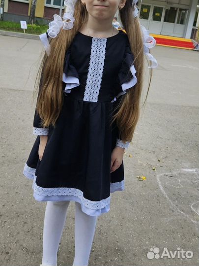 Школьное платье 128-134