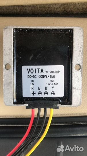 Преобразователь напряжения voita DC-DC с 12 до 15В
