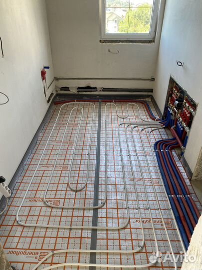 Монтаж теплого пола