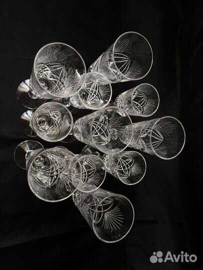 Хрустальные фужеры ссср, гдр