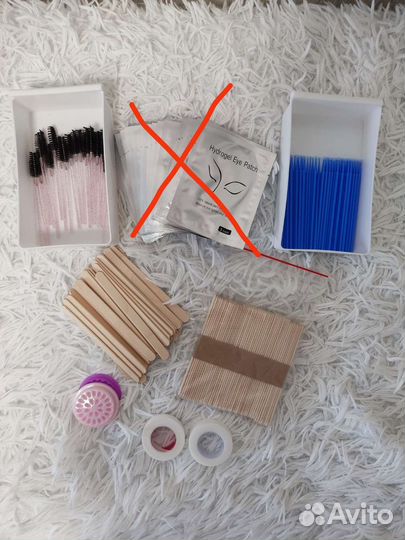 Расходные материалы для наращивания ресниц