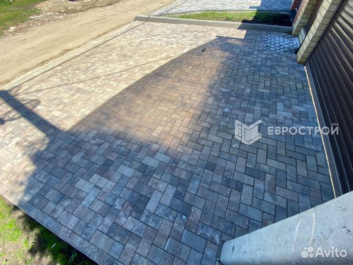 Тротуарная плитка вибропрессованная