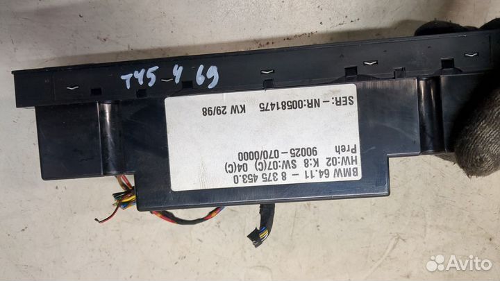 Переключатель отопителя BMW 5 E39, 1998