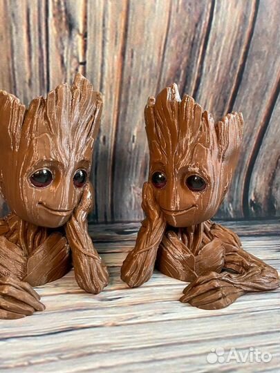 Набор фигурных кашпо для цветов