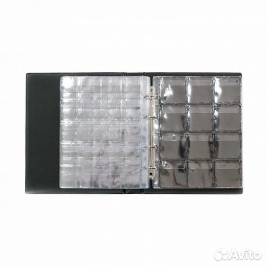 Альбом для монет, 230х270мм, на кольцах, 10 листов