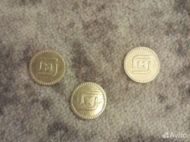 Монета Магнит Золотая