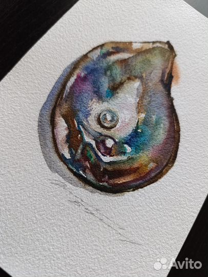 Работа акварель 