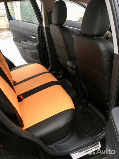 Чехлы экокожа Ромб на Mitsubishi ASX Автопилот