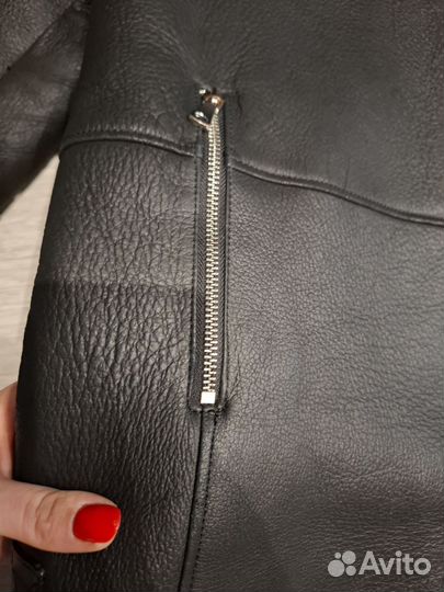 Дубленка авиатор женская