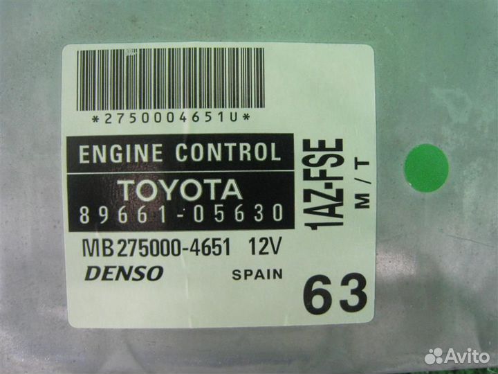 Блок управления двс Toyota Avensis T25 2003