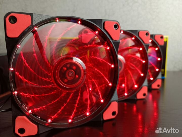 Вентиляторы с подсветкой 120mm разные цвета