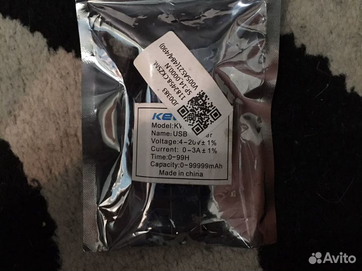 Флешка-измеритель ватт и тока