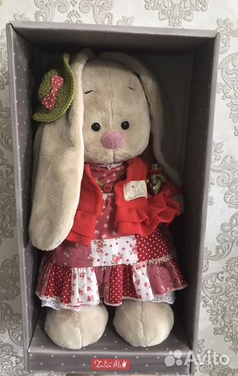 Зайка-Ми Маково-Красный (большая) 32см