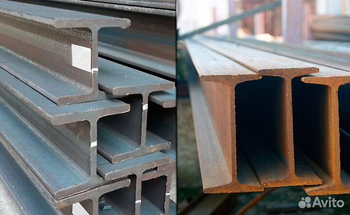 Балка двутавровая металл 25 мм BD-6387