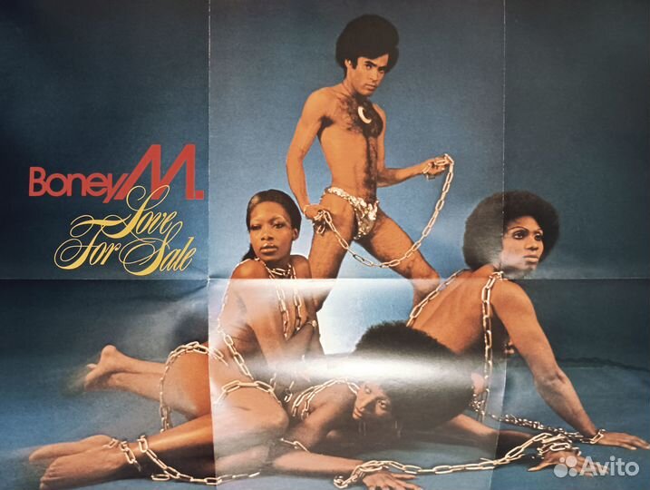 LP Boney M - Love For Sale Germany 1977г +плакат