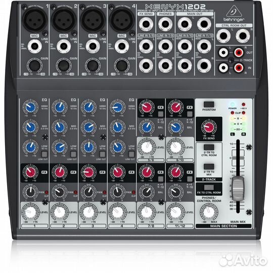 Микшерный пульт behringer xenyx 1202