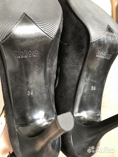 Туфли женские замшевые 39 размер