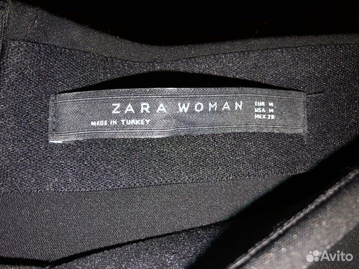 Платье zara women черное