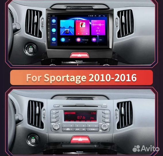 Магнитола Kia Sportage android 2/32