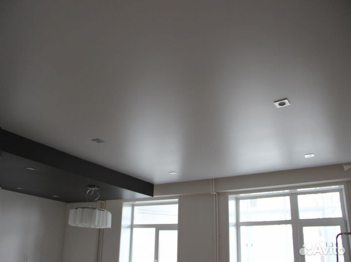 Сатиновые натяжные потолки