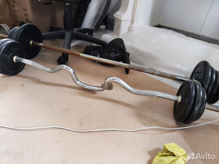 Штанги и гантели бу