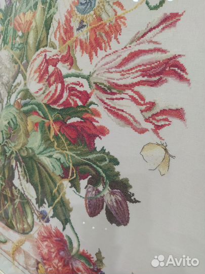 Картина вышивка крестом. Ручная работа