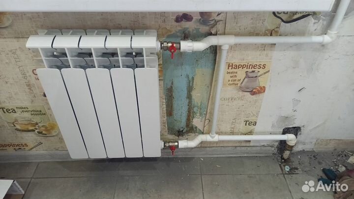 Замена, монтаж радиаторов отопления