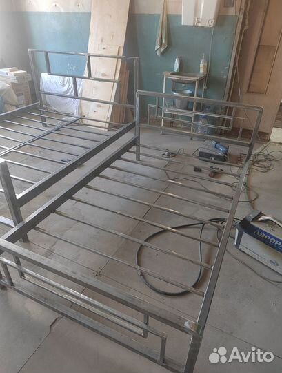 Кровать в стиле «лофт» из металла