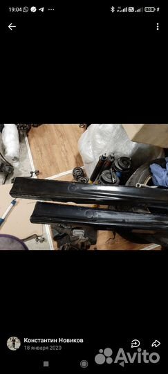 Пороги накладные на bmw e36 /2 купэ