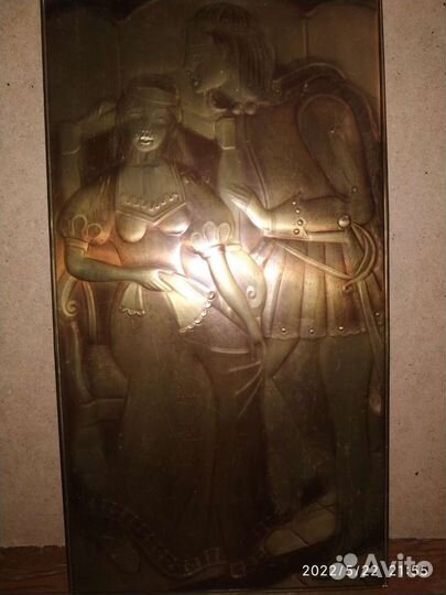 Картина чеканка СССР