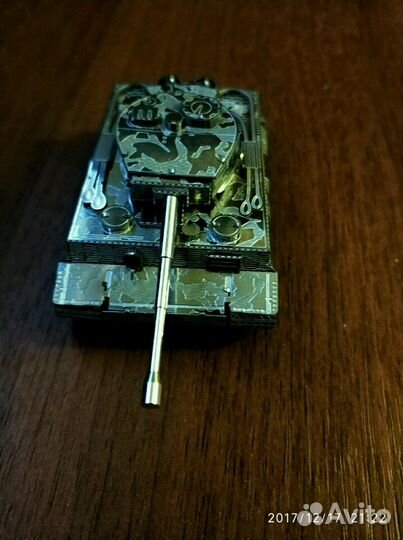 Модель танка 3d сборка из металла
