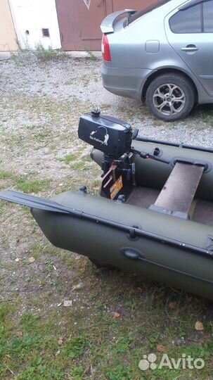Надувная лодка с мотором