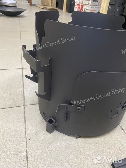 Печь под казан 6-8л С дверкой