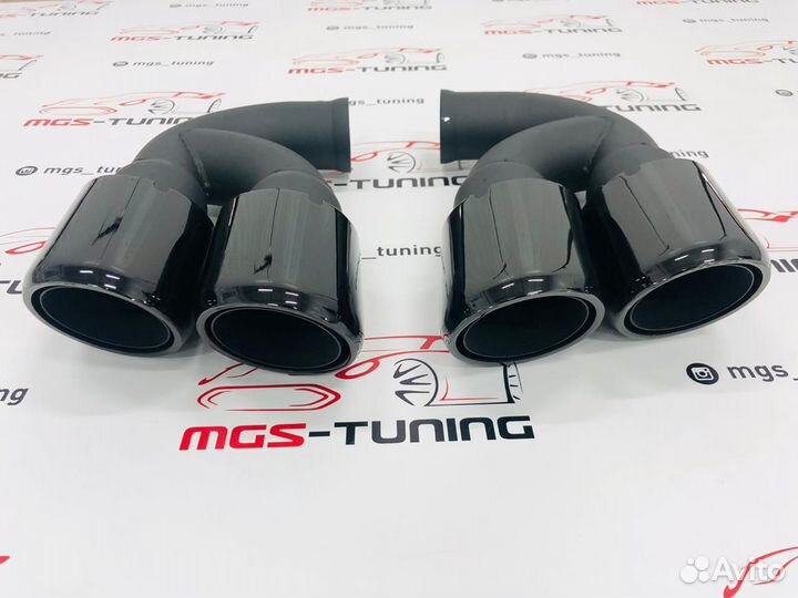 Насадки Porsche Cayenne черные 10-14г 37 см