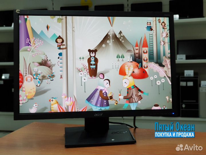 22'' (55 см) Монитор Acer V223W. Гарантия