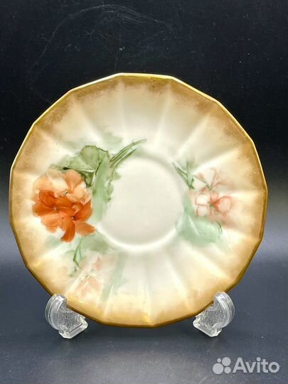 Редкое антикварное чайное трио Nautilus