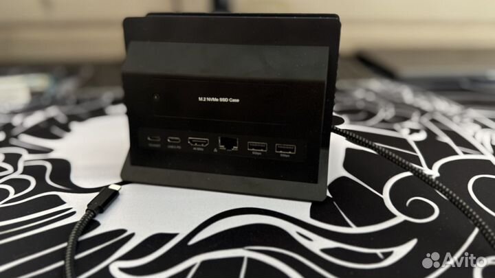 Хаб Pulwtop, Док-станция 11 в 1 USB C, Черный