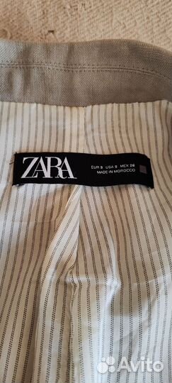 Льняной пиджак Zara