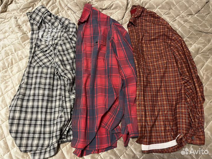 Фирменные мужские рубашки XL-XXL