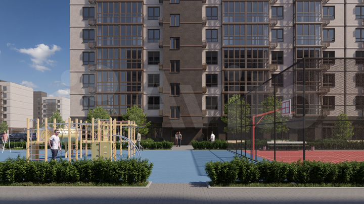 2-к. квартира, 66,9 м², 2/7 эт.