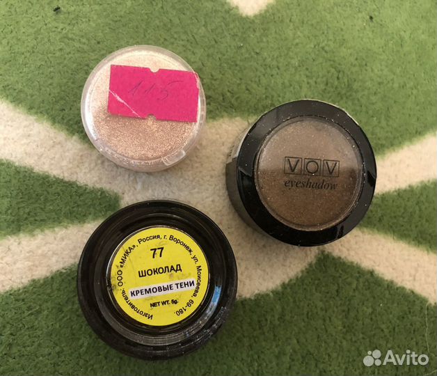 Пигменты, подводка, тени, косметика, кисти для мак