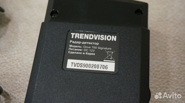 Радар-детектор сигнатурный с GPS Trendvision объявление продам