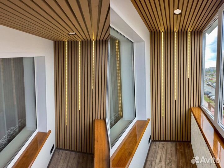 Отделка балконов и лоджий под ключ