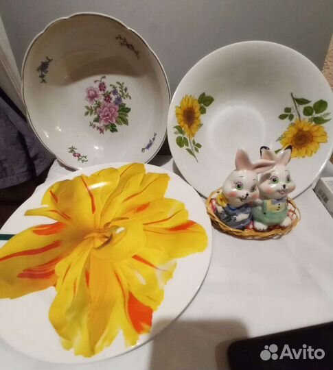 Салатница с ручками СССР