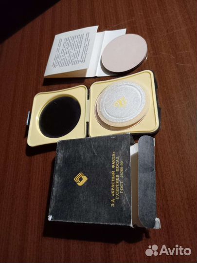 Компактная пудра и духи масло Болгарская роза