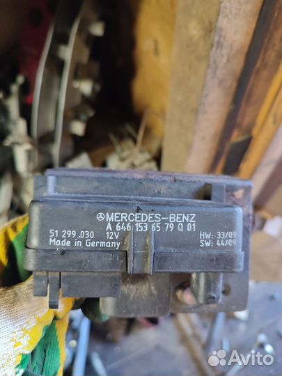 Реле свечей накала Mercedes Vito W638 OM601/OM611