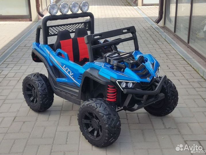 Большой Двухместный Детский Электромобиль Багги