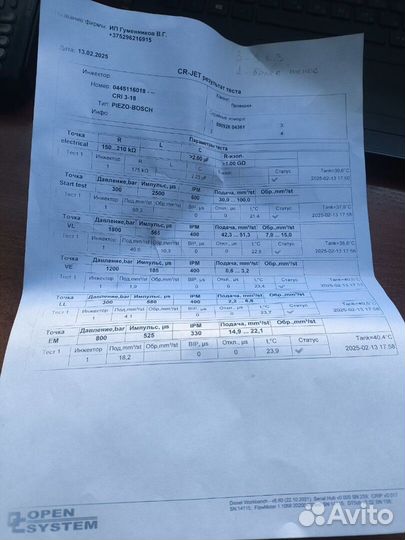 Форсунка топливная киа Sorento, 2009