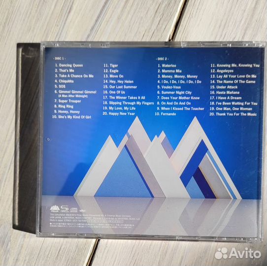 2 CD Abba 40/40, The best selection, shm-cd Япония