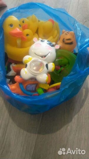 Игрушки погремушки пакетом